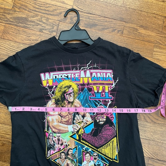 WrestleMania VI Shirt Women's Medium Ultimate Warrior Macho Man Graphic - Picture 7 of 8